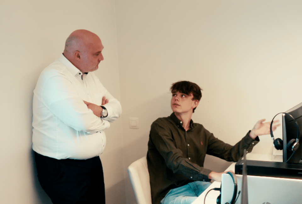 Thomas en Francis bij hofp