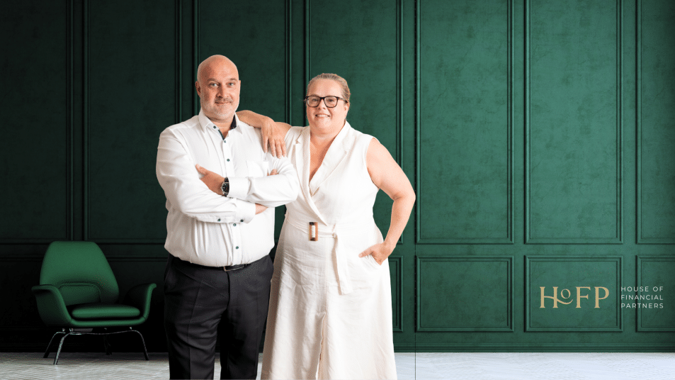 Francis en Katrijn met groen interieur